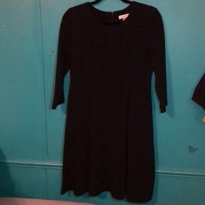 Calvin Klein Black Ribbed Dress